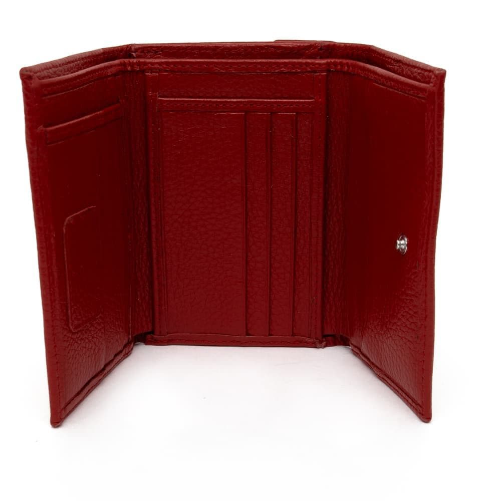 Дамско портмоне ENZO NORI модел CANDY естествена кожа червен